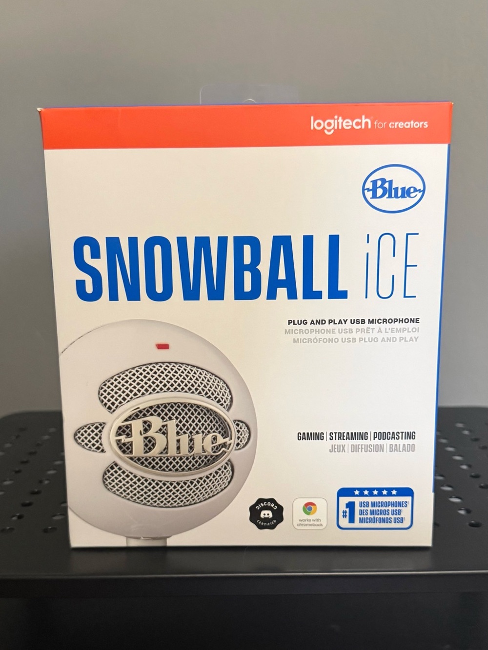 Blue Snowball iCE USB Microphone White – Open Box, Never Used